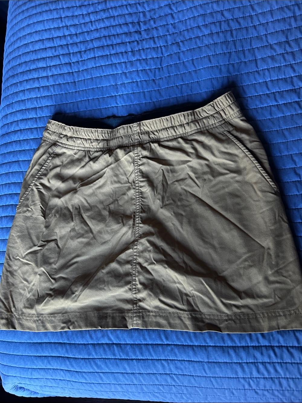Prana Black Active Skirt with Heathered Waistband